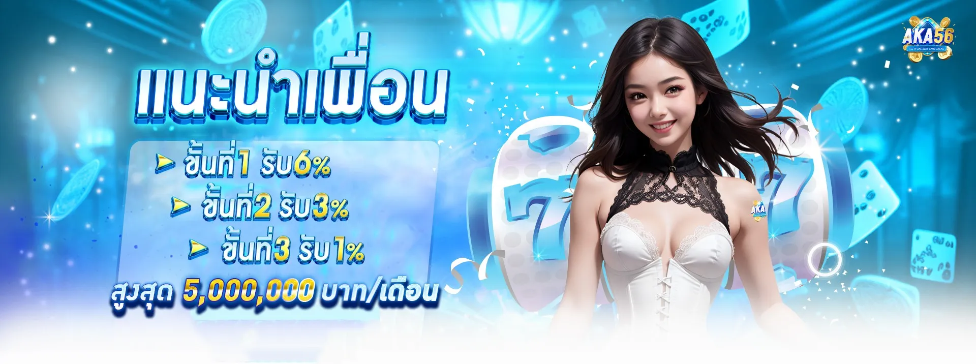 AKA56-แนะนำเพื่อนรับโบนัส